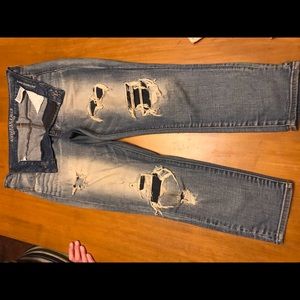 American Eagle Size 12  High- Rise Jegging Crop